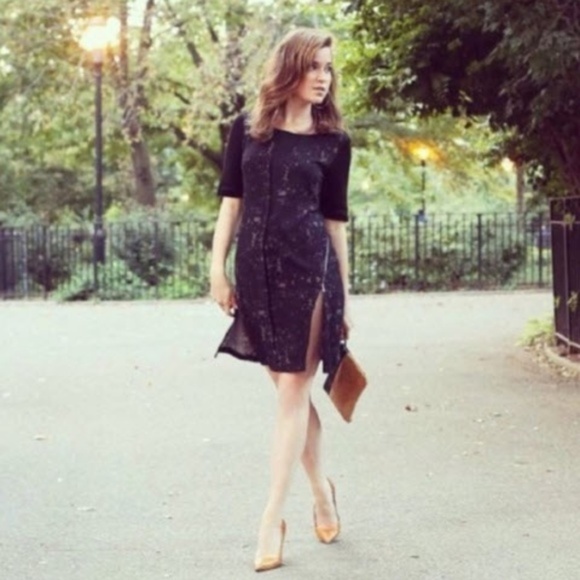 Elie Tahari for Design Nation Black Bodycon Dress - Picture 2 of 8